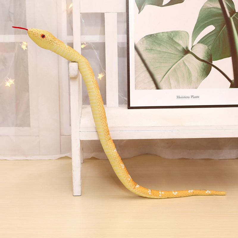 Simulated Small Snake, Green Snake Doll, Plush Toy, Big Snake Doll, Boy's Tricky Rag Doll, Birthday Gift.