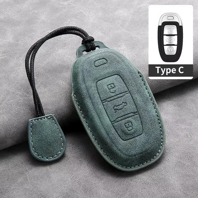Leather Car Metal Key Case Cover For Suzuki Swift Kizashi Vitara SX4 Baleno Ignis Ciaz S-cross Ertiga Key Chain Accessories