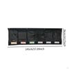 Storage Pocket Chart, Hanging File Organizer, Grouping Tool ,6 Pockets, Black for