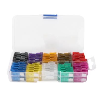 100PCS Car Blade Fuse 2 3 5 7.5 10 15 20 25 30 35A for Automobile Truck Modification