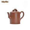 160ml Yixing Purple Clay Teapots Handmade Taihu Lake Stone Bamboo Joint Pot Raw Ore Downhill Mud Tea Infuser Kettle Zisha Teaset