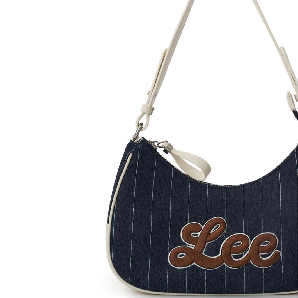 New Lee Fabric Shoulder Bag Regular Women's Ecru/Black Blue LE250251M