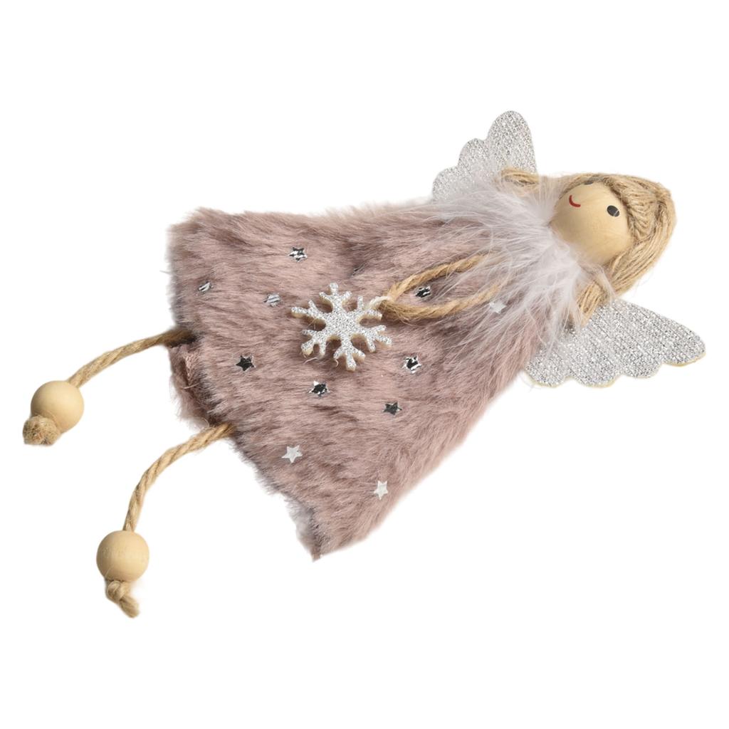 Christmas Angel Doll Pendant Xmas Tree Hanging Plush Table Decor Party Ornaments For Home Ornaments/Christmas Table Decorations