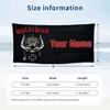 Custom Text Beach Towel, Soft Absorbent Swimming Multi-use TowelMotorhead