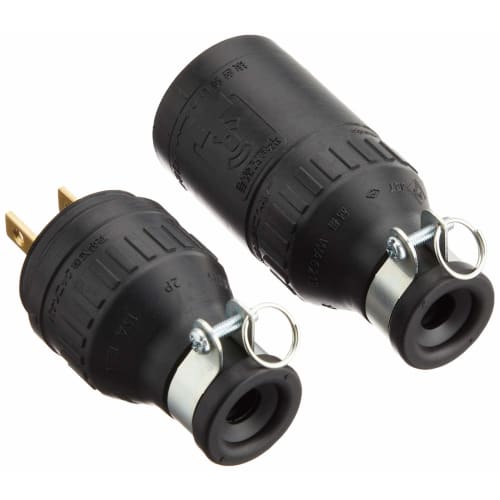 Panasonic 2P15A Waterproof Rubber Cord Connector WA6215P [Genuine Package Product]