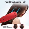 Mini hair straightener USB wireless rechargeable curling double use hair straightener curly hair styling comb