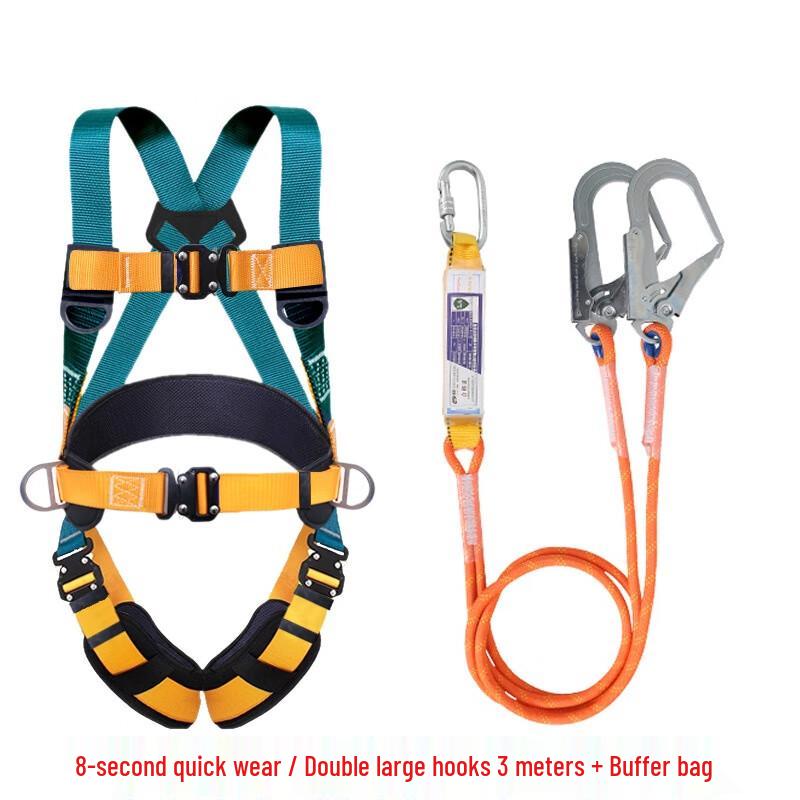Five-Point Fall Protection Safety Harness 3 meters