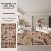 Luxury British Retro Non-Slip Living Room Carpet with High-End Loop Pile