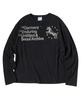 Eontaiteulseoul Unicorn Henley Neck Long Sleeve Black