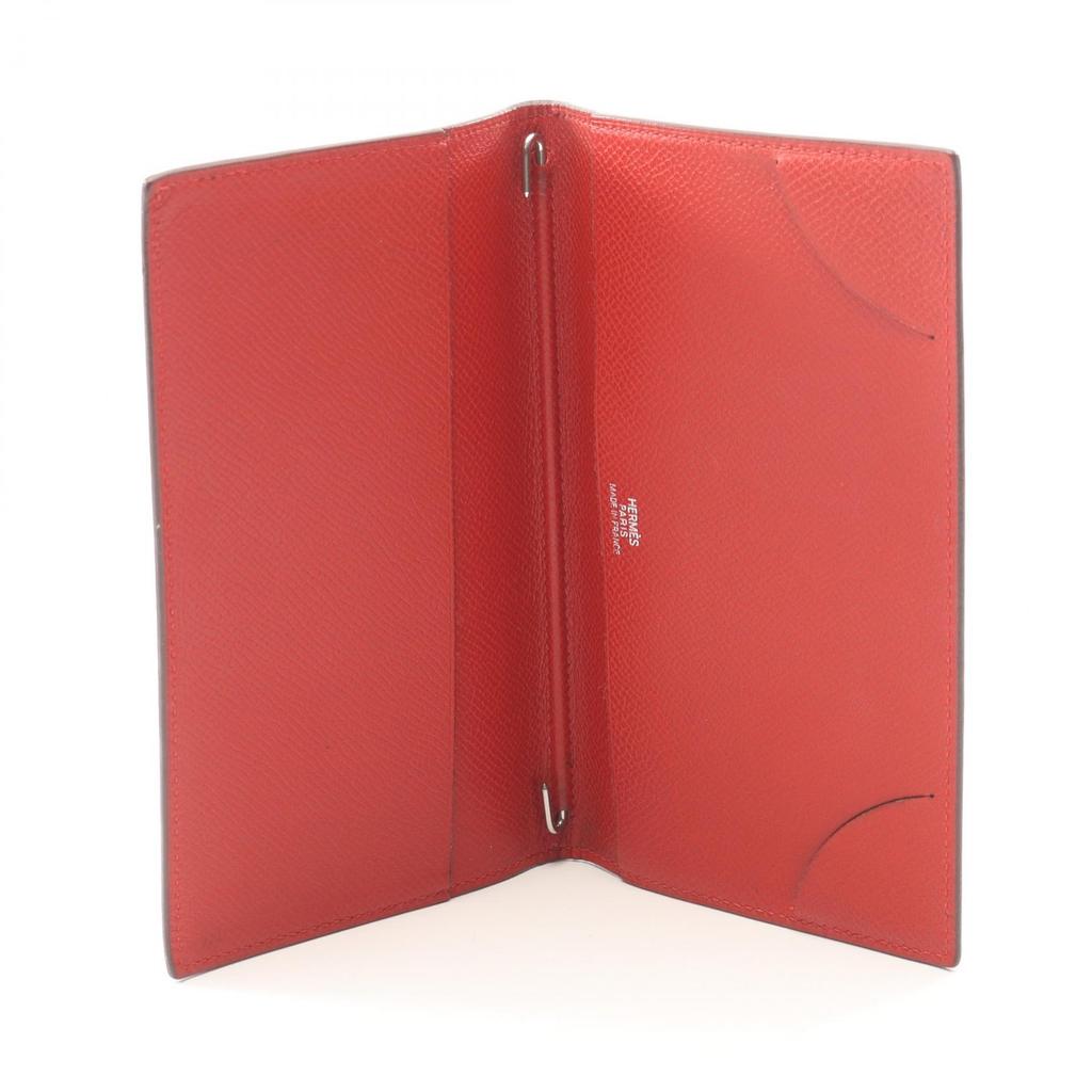 Used HERMES Agenda Vision Notebook cover Epsom leather Epsom Red Ruby Used Women