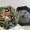 1PC Bird Flowers Umbrella-8-Rib Reinforced Portable Folding Travel Suitable for All Seasons Outdoor Daily Use-G327