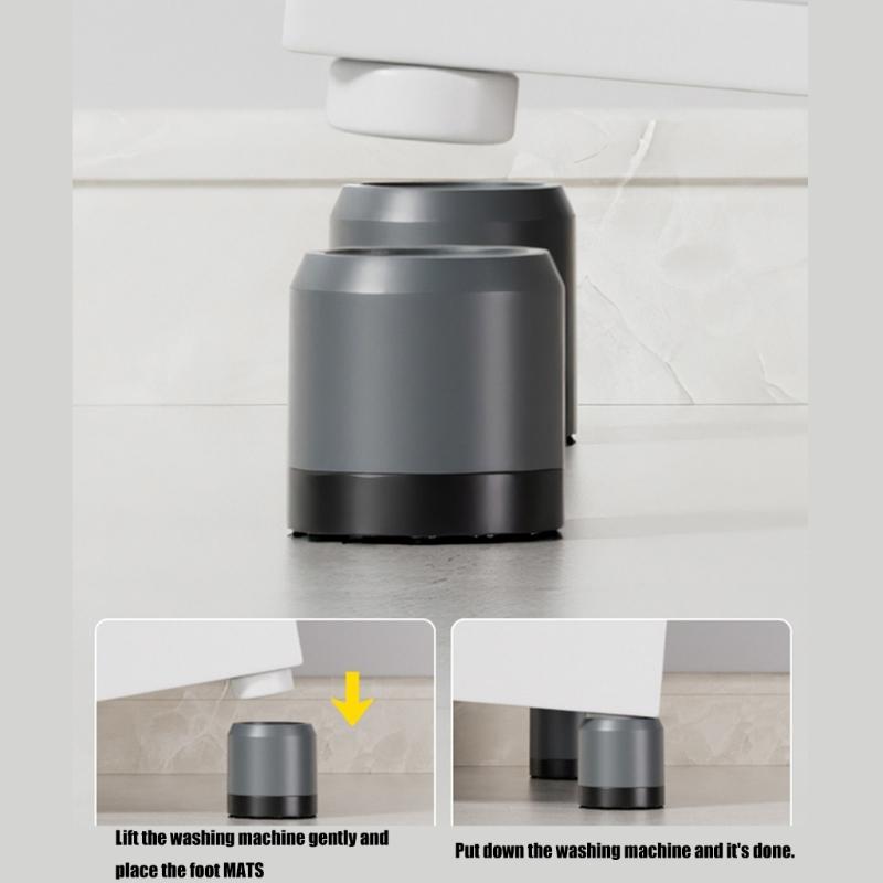 8Pieces Nonslip Plastic Pads for Washers and Appliances to Minimizing Vibration and Protect Surfaces from Damage