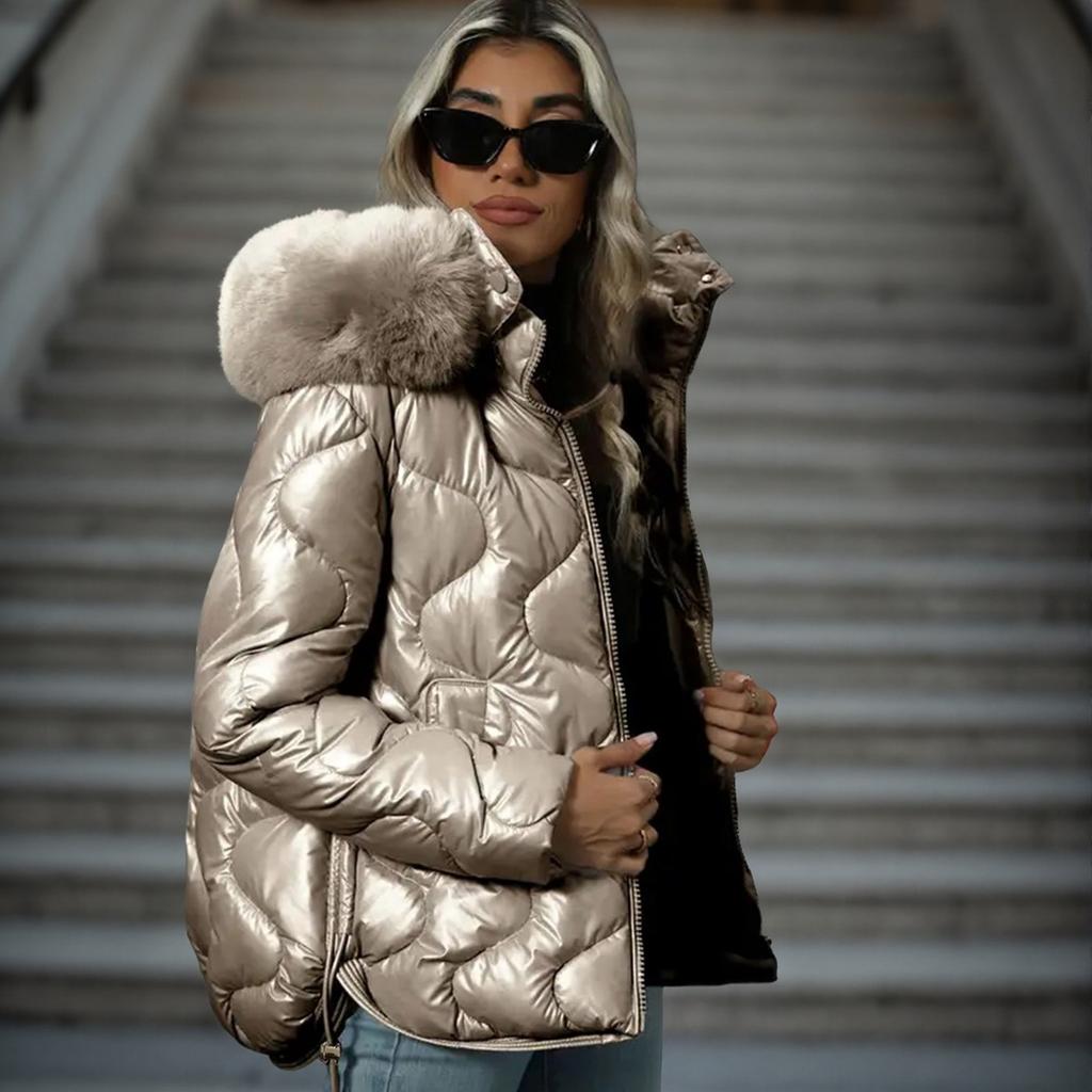 2026 Women's Short Thickened Cotton Jacket Cotton Coat Loose Warm Fashion Cotton Coat Coat