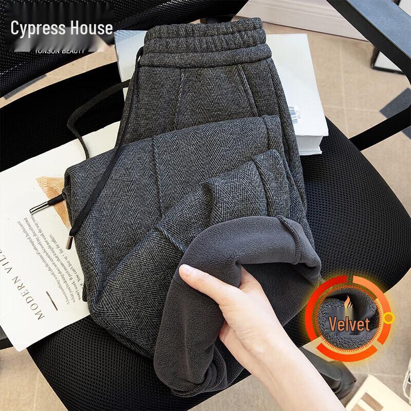 

Cypress House Women s Casual High-Waist Fleece-Lined Straight-Leg Pants S