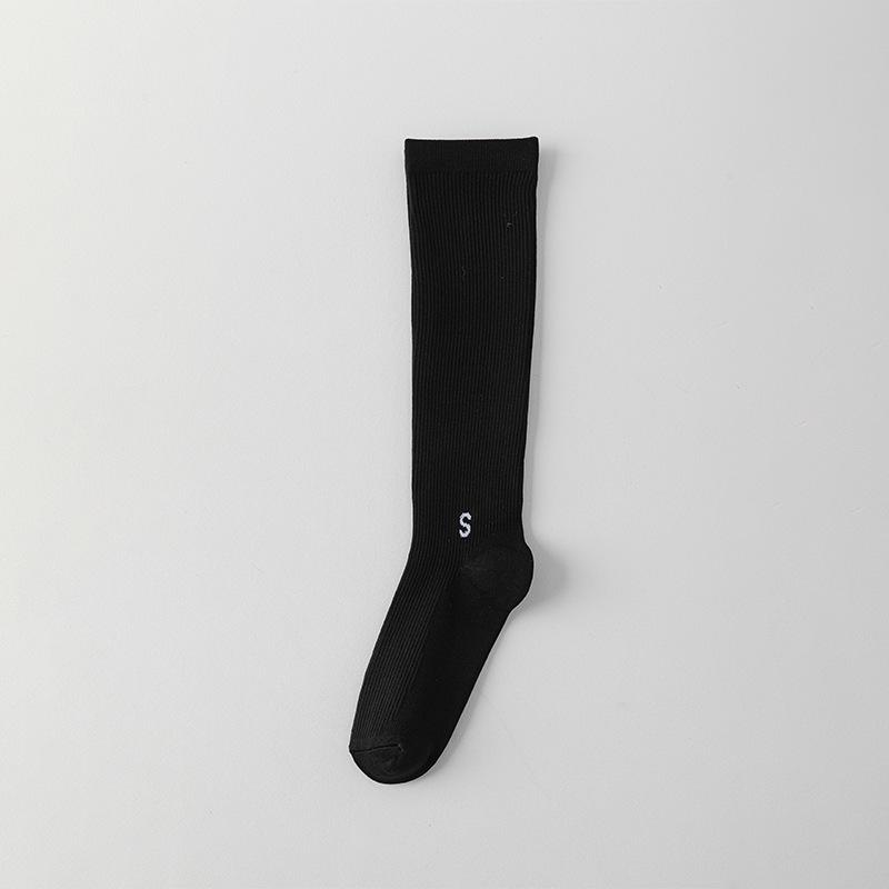 Female Autumn Winter Professional Jump Rope Running Fitness Tube Pressure Exercise Compression Calf Socks