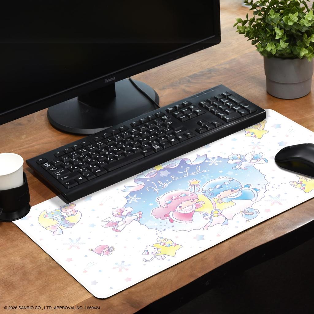 Gourmandise Little Twin Stars Desk Mat Snow Lantern Fantasy - SANG-603A