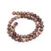 Leopard Skin Jasperss Stone Round Beads 15" Strand 4 6 8 10 12 MM Charm Beads for Jewelry Making Charm Bracelet Gift