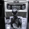 For Volkswagen Passat B6 2006-2011 Carbon Fiber Gear Shift Storage Box Panel Decorative Cover Car Interior Accessories Sticker
