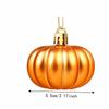 12 Pcs Plastic Pumpkin Hanging Ornaments Matte Pumpkins Pendants Thanksgiving Decorations  Christmas