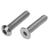 500pcs 1 Box M2.5*4\M2.5*6\M2.5*8\M2.5*10\M2.5*12 Button TFlat Head Hex Socket Screw Set