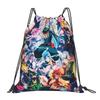Custom My Hero Academias Drawstring Bag Men Women Portable Gym Sports Sackpack Shoto Todoroki Shopping Storage Backpacks