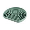  Pet Slow Feeder Silicone Bowl Green 22x19x3cm with Suction Cup Easy Clean