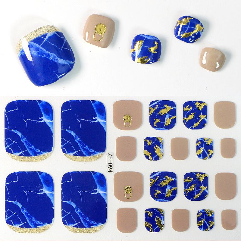 3D Αυτοκόλλητα Νυχιών με Μοτίβο Διαμαντιού: Αδιάβροχο, Μακράς Διάρκειας, Λευκαντικό για Πόδια