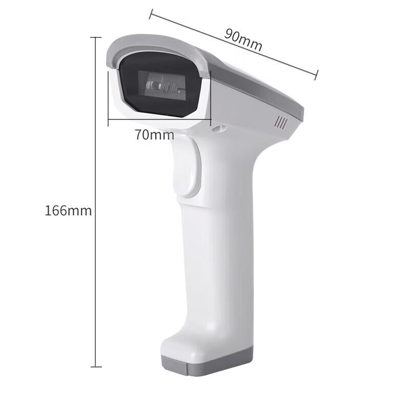 Deli 2.4GHz Wireless 1D/2D Barcode Scanner