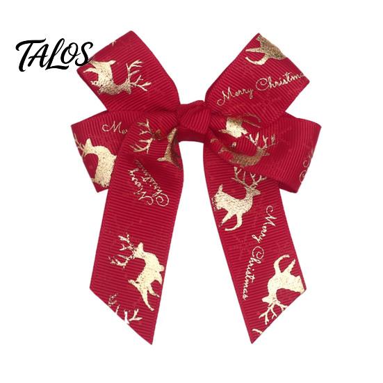 Decorative Bows for Gift Boxes Christmas Bow Hair Clips Women and Girls, Festive Accessories, Cute Accessories Holiday Photos Non Slip Barrettes