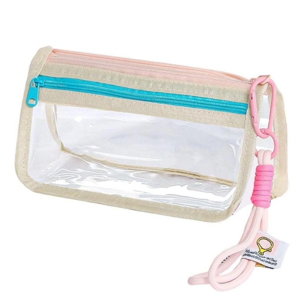 Detachable Large Capacity Pencil Case Beauty Bag Cosmetic Storage Bag Student Supplies