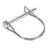 Safety Coupler Pin 316 Stainless Steel D Type Shaft Locking Pin for Table Saw Truck Boat Trailer