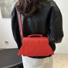 Yogodlns Gothic Women Shoulder Bag Bat Wing Ladies Top-handle Bags Creative Chic PU Leather Handbag Halloween Novelty Crossbody Bag Purse