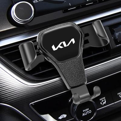 Für Kia Morning Picanto Rio Stonic Sportage Ceed Optima Forte 5 3 4 K7 K5 K8 Auto Handyhalter Schwerkraft-Induktion Lüftungsschlitz Halterung
