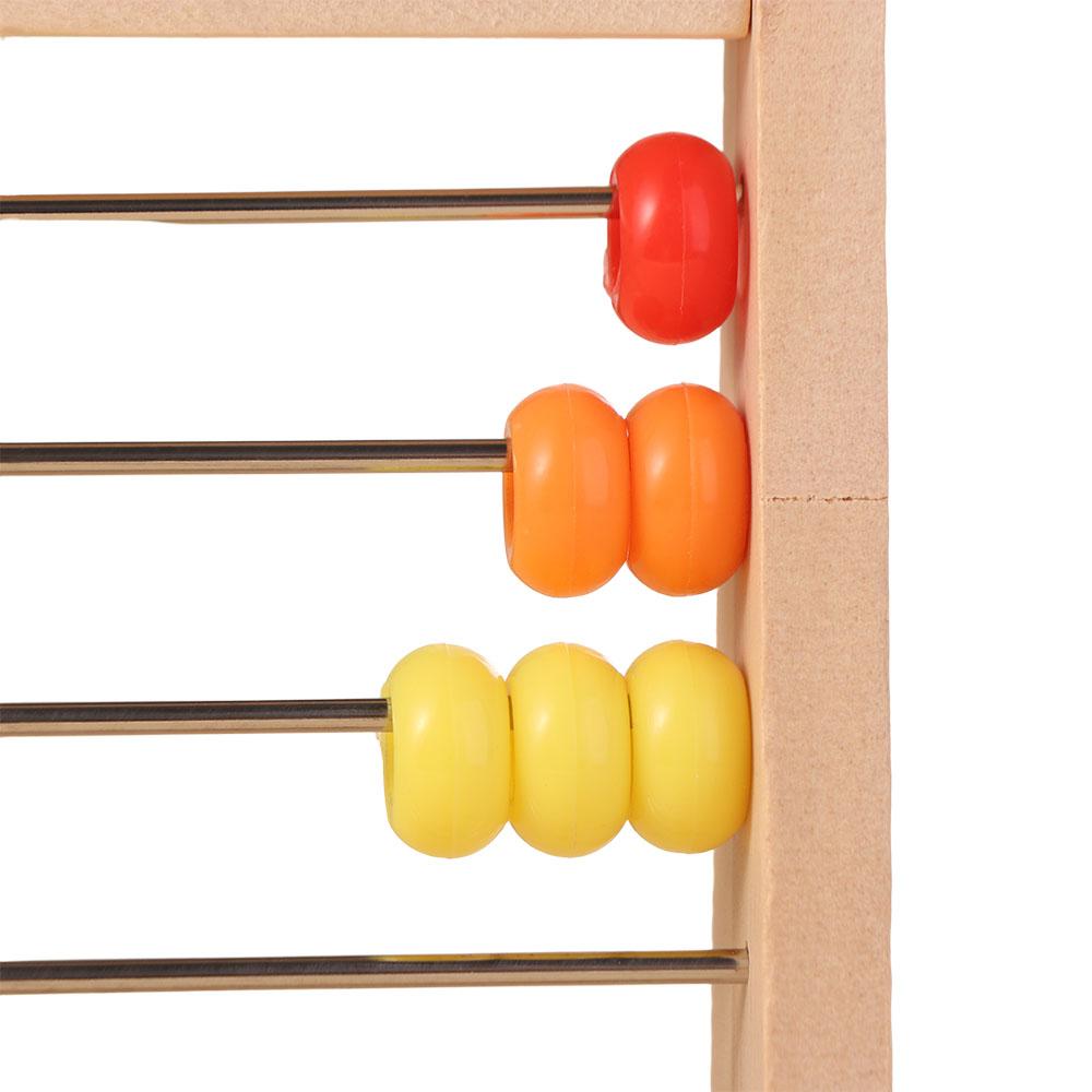 Calculating Beads Number Arithmetic Abacus Wooden Early Math Learning Toy 3-6 Year Olds Toys