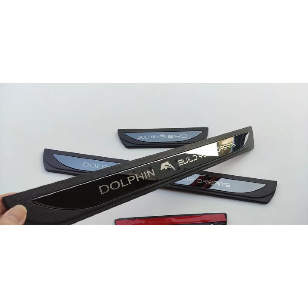 For BYD DOLPHIN EA1    2024 2025 Door Sill Protector Car Accessories Threshold Scuff Plate Stickers Pedal Trim
