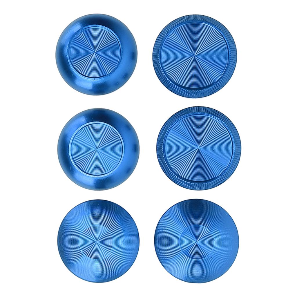 Metal Thumbsticks for Edge Controller Plug and Play Interchangeable Analog Joystick for Switch Pro Controllers Blue