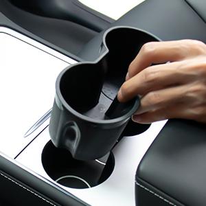 Tesla Model 3 Model Y Cup Holder Insert Upgraded Washable Silicone Console Car Cup Holder Tesla Accessories