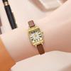High-value retro Roman student watch niche three-dimensional engraving dial, high-end exquisite women's watch