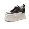 Inner height increase women's spring and autumn new single shoes platform muffin shoes versatile casual board shoes children