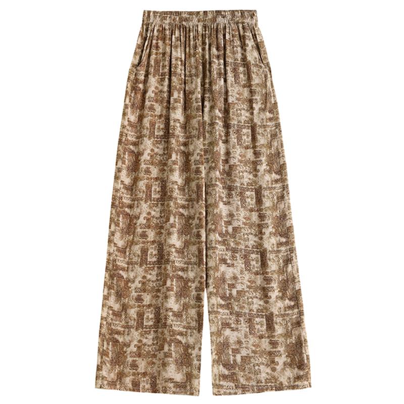 Summer Wide Leg Pants for Women Clothes Plus Size Casual High Waist Woman Trousers