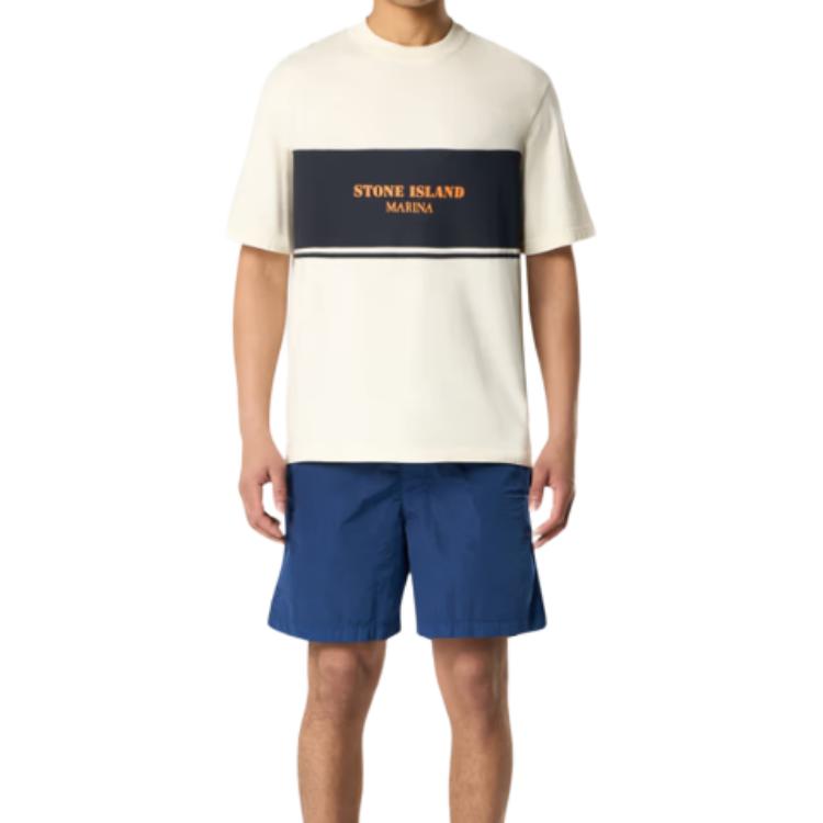 STONE ISLAND Logo print T shirt K1S152100024S00X9-V0093