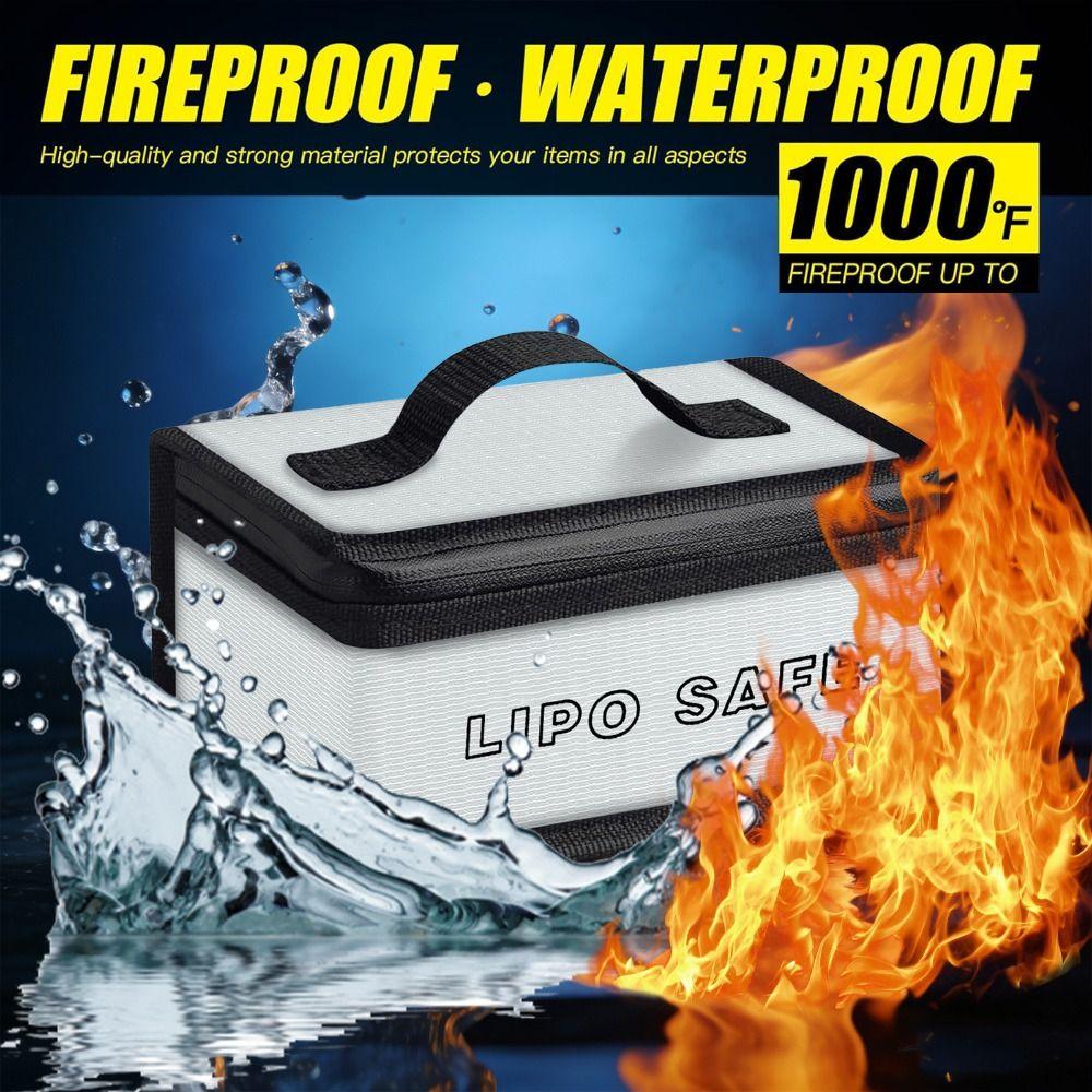 Waterproof Battery Fireproof Handbag Portable Lipo Protective Case Charging Battery