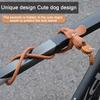 Lucchetto per Bicicletta con Chiavi Cane Biscotto Carino Lucchetto a Cavo Antifurto Coperto in Silicone Bicicletta