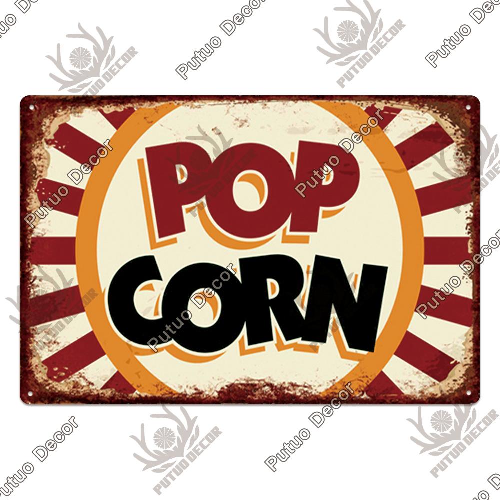 Decor Cinema Vintage Metal Plaque Metal Sign Tin Sign Iron Poster for Movie Theater Club Living Room Home Wall Decor
