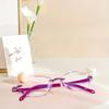 3PCS +100 To +400 Fashion Young Frameless Reading Glasses Women Anti Blue Light Diamond Presbyopic Glasses for Women
