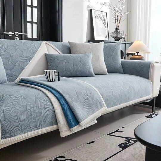 American Style Chenille Sofa Covers Non-slip Jacquard Four Season Couch Cushion Universal Sofa Cushion for Living Room Sectional