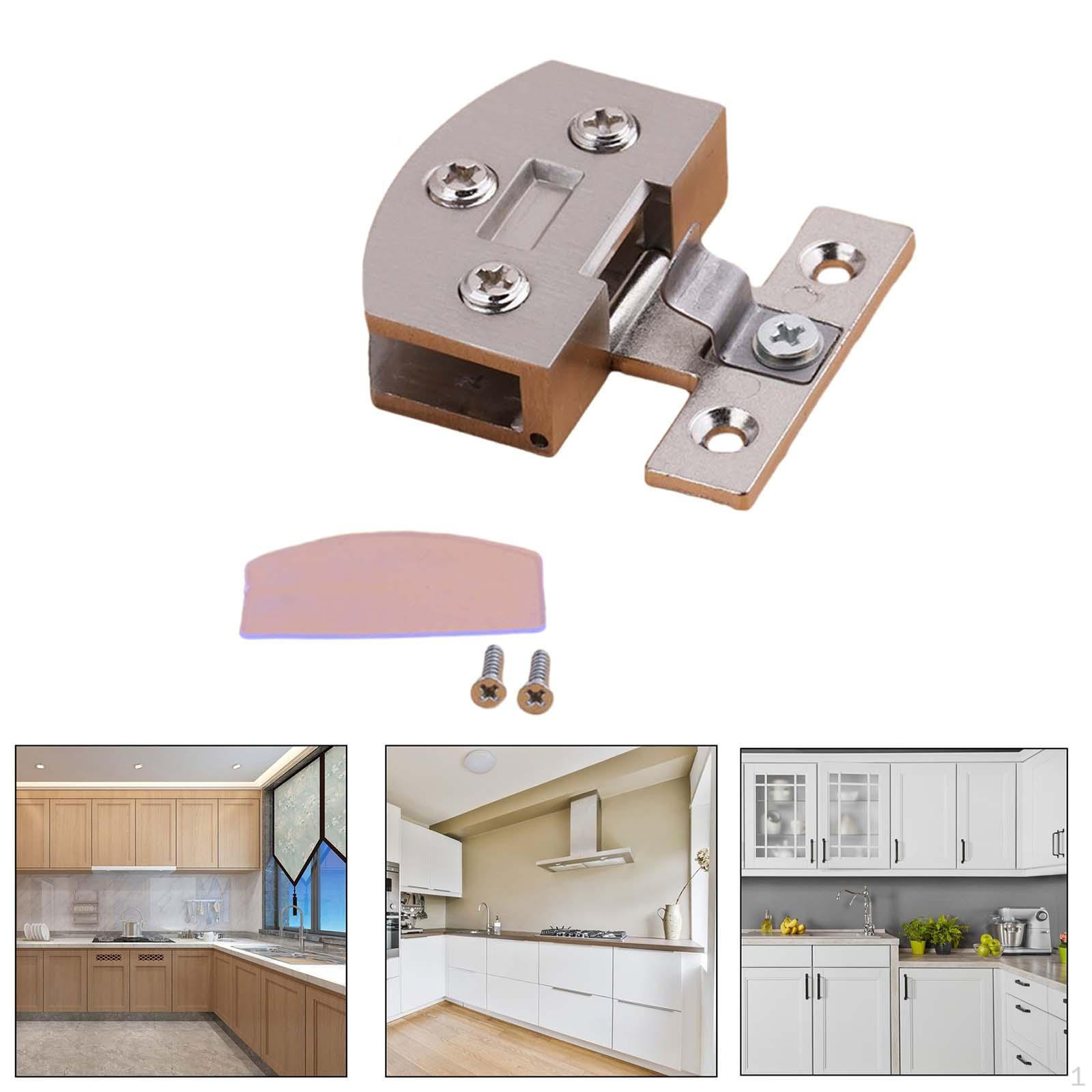 

Элегантная фурнитура для стеклянных дверей для современной мебели Silver