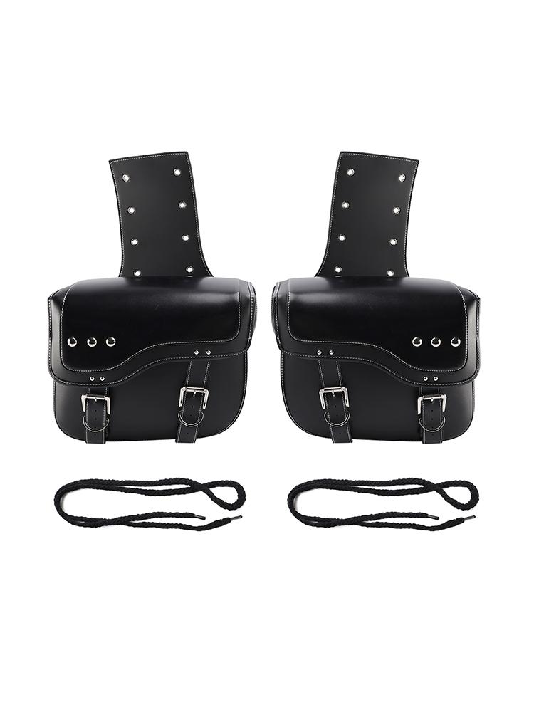 Tail Bag Side Saddlebag Tail Bag Luggage Pouch Storage Black 28L For Motorbike