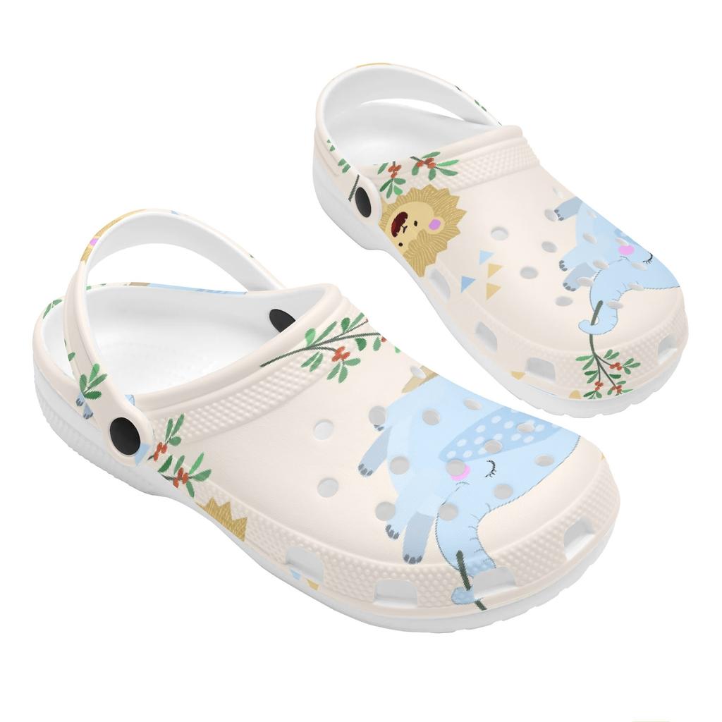 Cute Printed EVA Casual Clogs Adult Unisex Soft Flexible Slip On Soft Footwear Lightweight Summer Sandals Easy Daily Wear