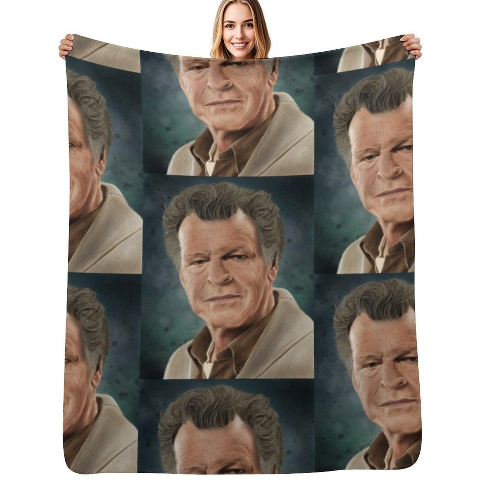 Walter Bishop Throw Blanket Spring Fall Cozy Throw Blanket for Couch Size: 75*100cm, Weight: 230 GSM